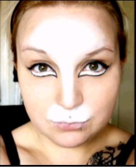 maquillaje de gatita para niña paso a paso